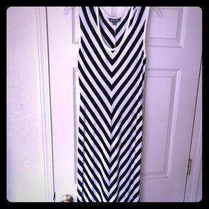 Striped maxi dress